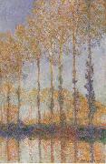 Claude Monet Poplars on the banks of the EPTE painting
